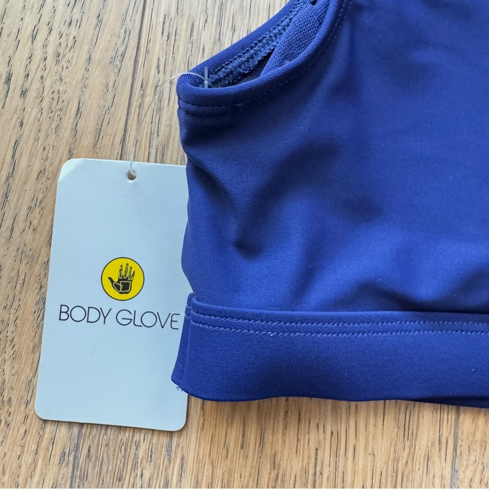 Body Glove Blue Bikini Top Size S - NWT - Picture 4 of 5